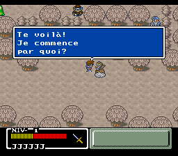 Mystic Quest Legend (France) In game screenshot